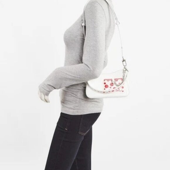 Louis Vuitton x YK White/Red Epi Painted Dots Leather Marellini Bag - Picture 2 of 12